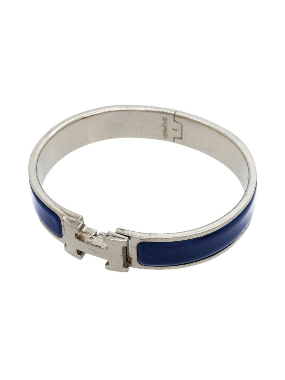 Hermes Bangle Clic Clac PM Metal Silver Bracelet